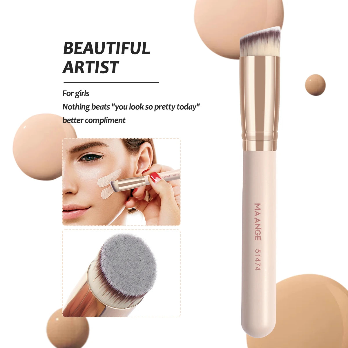 Lot de 7 pinceaux de maquillage